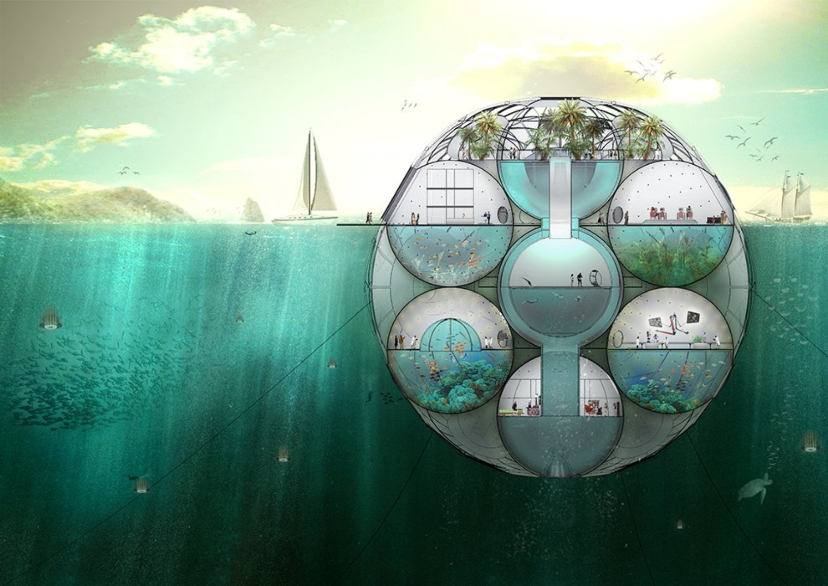 Is This Floating Spherical Home A Glimpse Of The Future Custom 